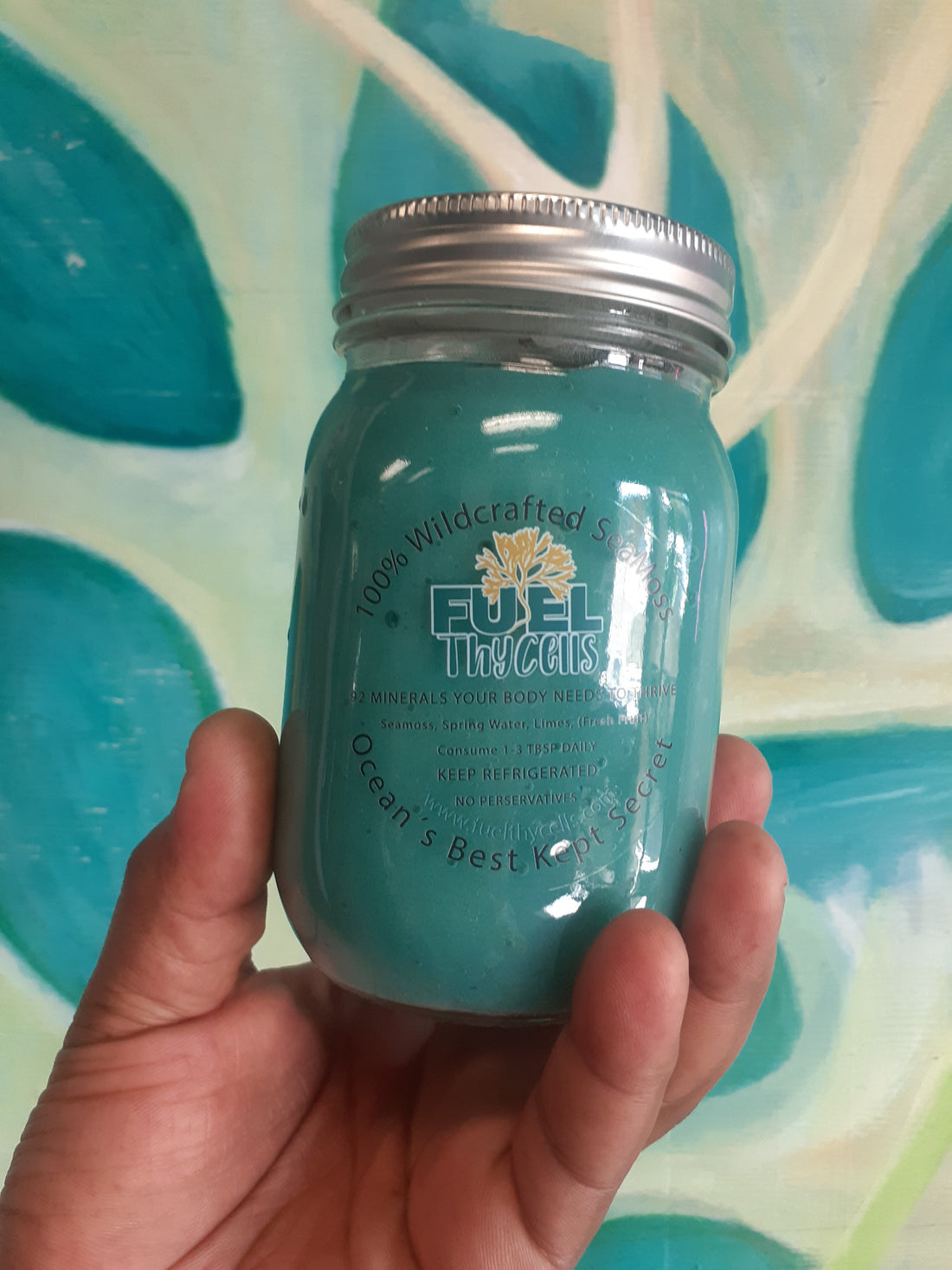 BLUE SPIRULINA SEAMOSS GEL