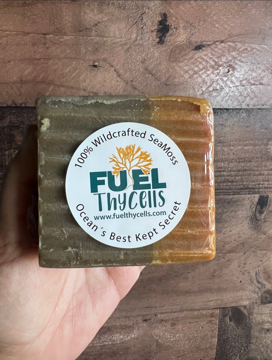 1/2 Burdock Root 1/2 Turmeric Seamoss Soap